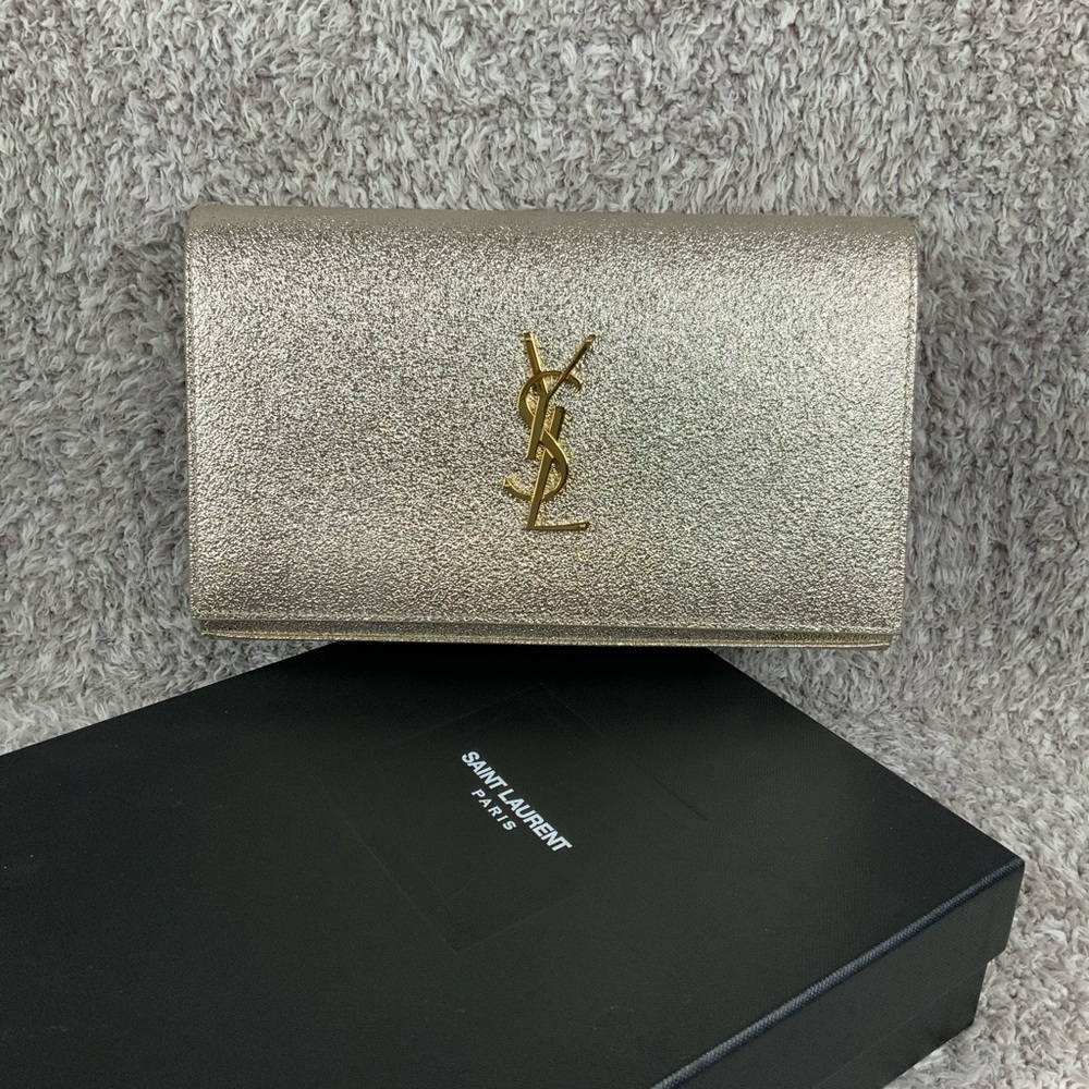 Yves Saint Laurent Gold Shoulder Bag